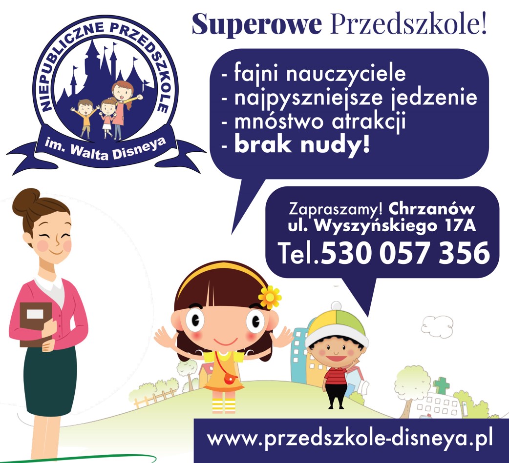 NIEPUBLICZNE PRZEDSZKOLE IM. WALTA DISNEYA W CHRZANOWIE - niepubliczne przedszkole LIBIĄŻ przedszkola LIBIĄŻ